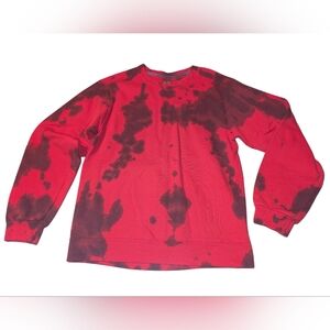 Fruit of the Loom Red and Gray Sweatshirt